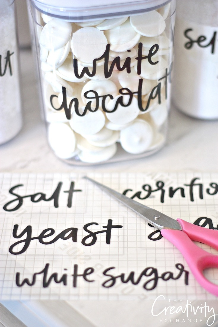 Free Printable Pantry Labels: Hand Lettered - Free Printable Pantry Labels