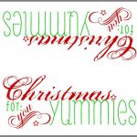 Free Printable: Paper Bag Topper | Winter & Christmas | Christmas   Free Printable Christmas Bag Toppers