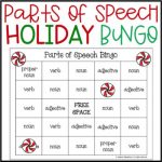 Free Printable Parts Of Speech Bingo | Free Printable   Free Printable Parts Of Speech Bingo