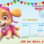 Free Printable Paw Patrol Invitation Template   All | Free   Free Printable Paw Patrol Invitations