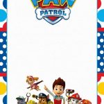 Free Printable Paw Patrol Invitation Template | Background Fun In   Free Printable Paw Patrol Invitations