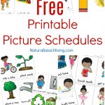 Free Printable Picture Schedule Cards   Visual Schedule Printables   Free Printable Picture Schedule For Preschool