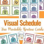 Free Printable Picture Schedule Cards   Visual Schedule Printables   Free Printable Visual Schedule For Preschool
