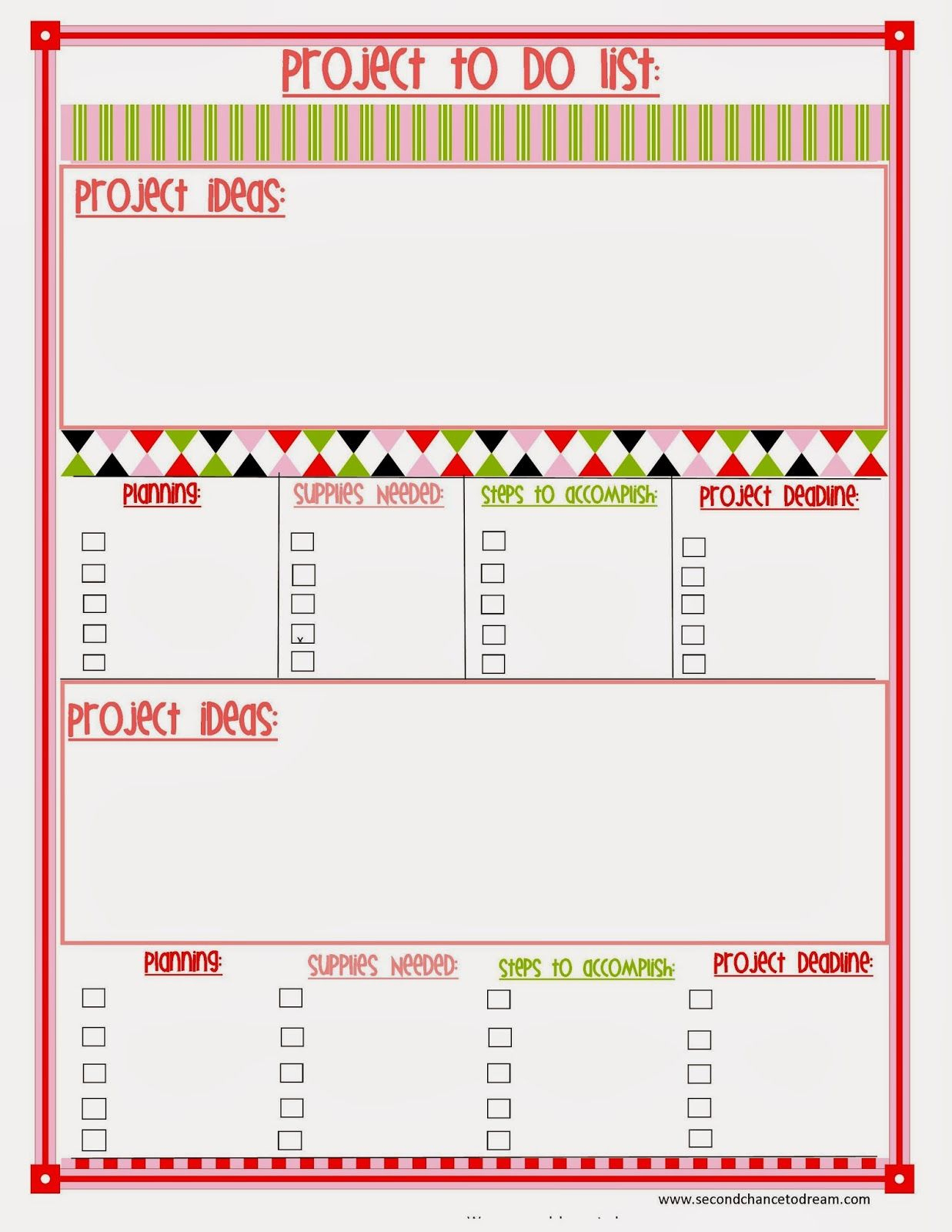 Free Printable Planner In Two Colors} | Organizing Your Calendar - Free Printable 5.5 X8 5 Planner Pages