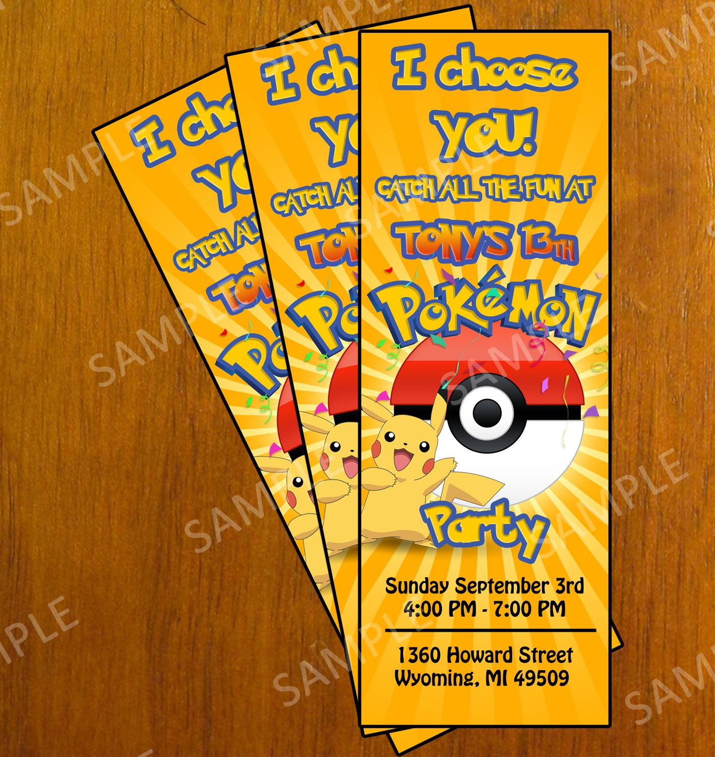 Free Printable Pokemon Invitation Cards | *{Elijah} ❤ | Pokemon - Free Printable Pokemon Birthday Invitations