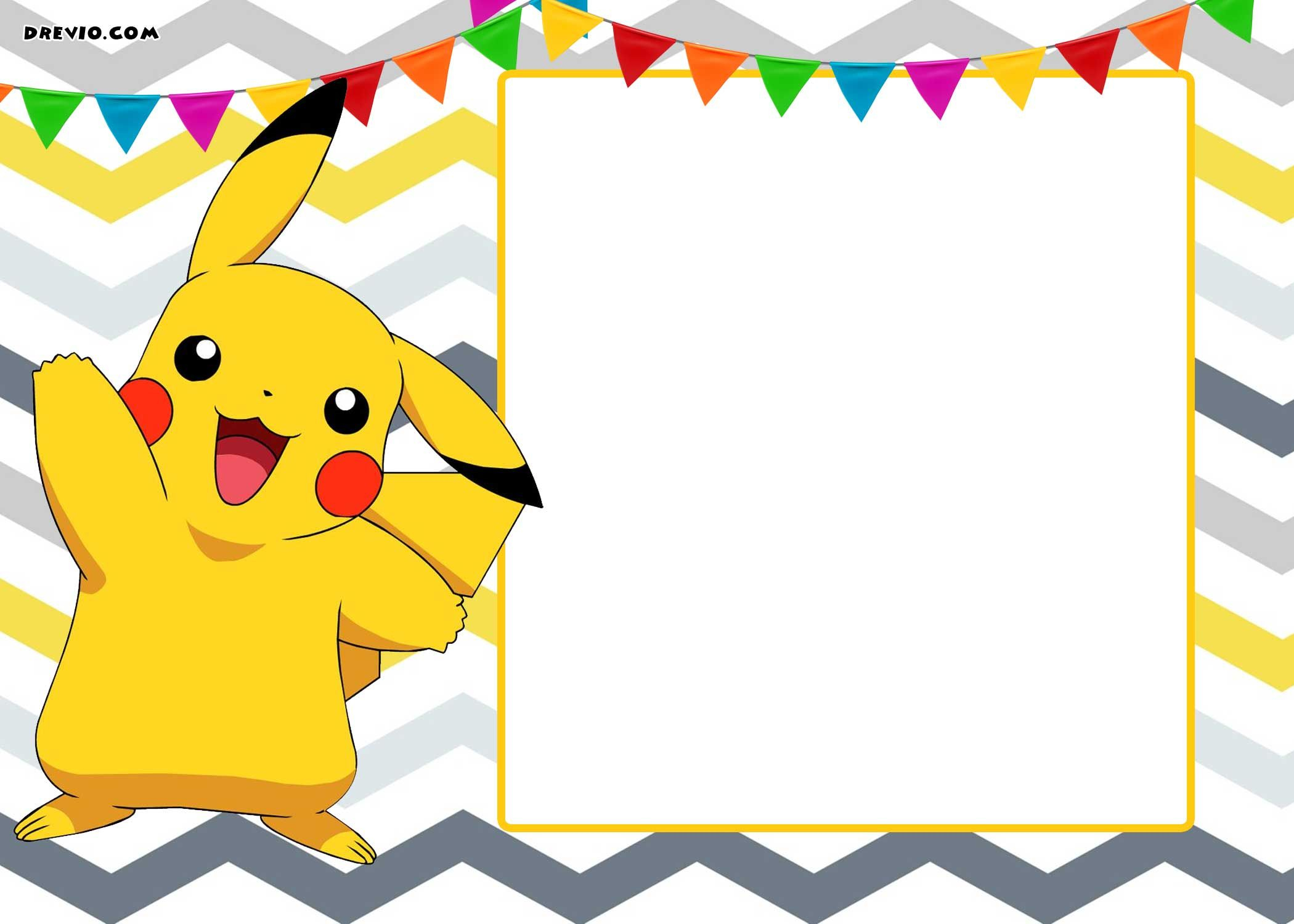Free Printable Pokemon Invitation | Free Printable Birthday - Pokemon Invitations Printable Free