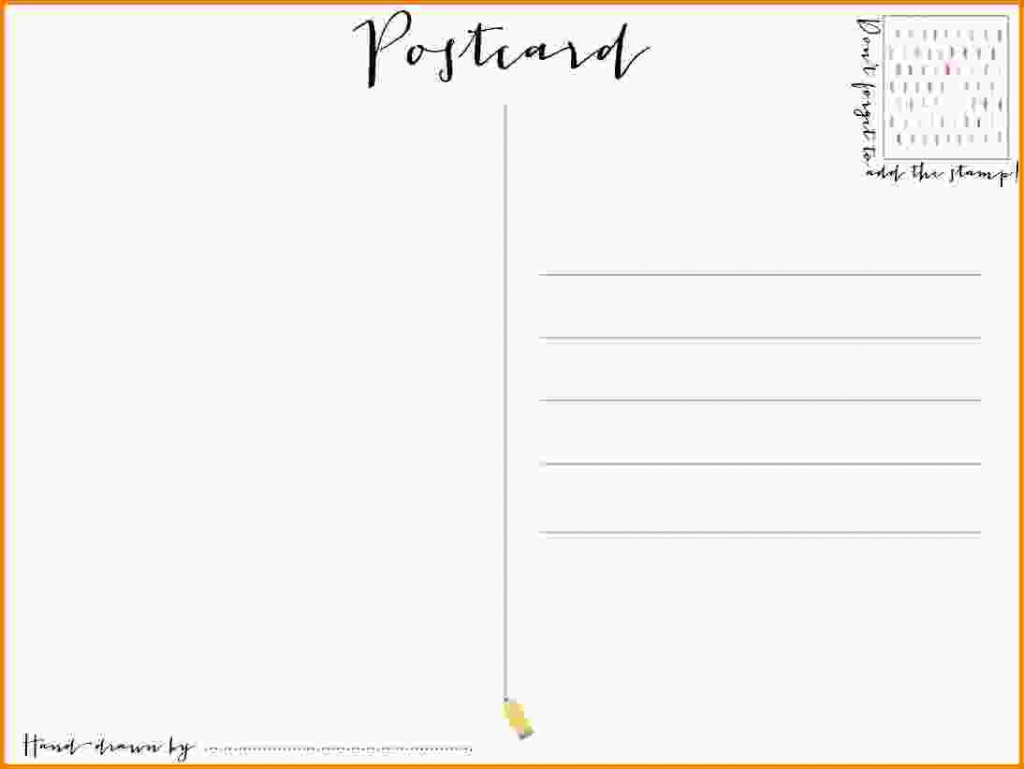 Free Printable Postcard Template 5×7 Avery Templates For Kids 7×5 - Free Printable Postcard Template