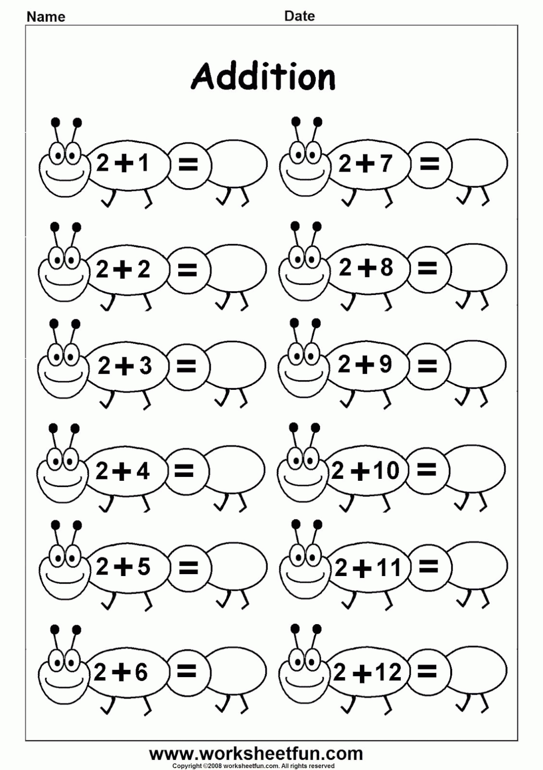 Free Printable Preschool Math Worksheets To Learning - Math - Free Printable Preschool Math Worksheets