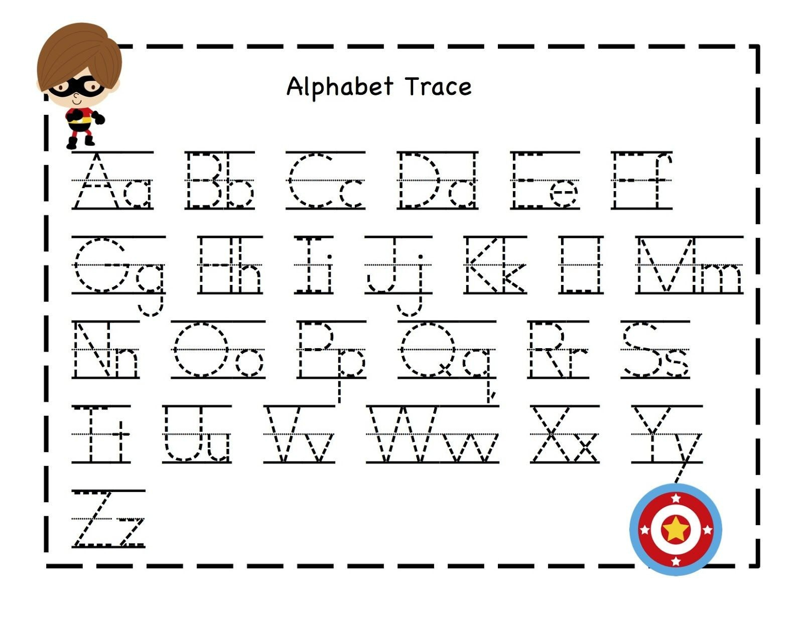Free Printable Preschool Worksheets Tracing Letters – Worksheet Template - Free Printable Preschool Worksheets Tracing Letters