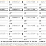 Free Printable Raffle Ticket Template 2 8+ Free Printable Raffle   Free Printable Tickets