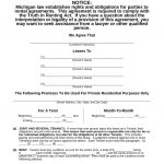 Free Printable Residential Lease Agreement Mi   2.13.kaartenstemp.nl •   Blank Lease Agreement Free Printable