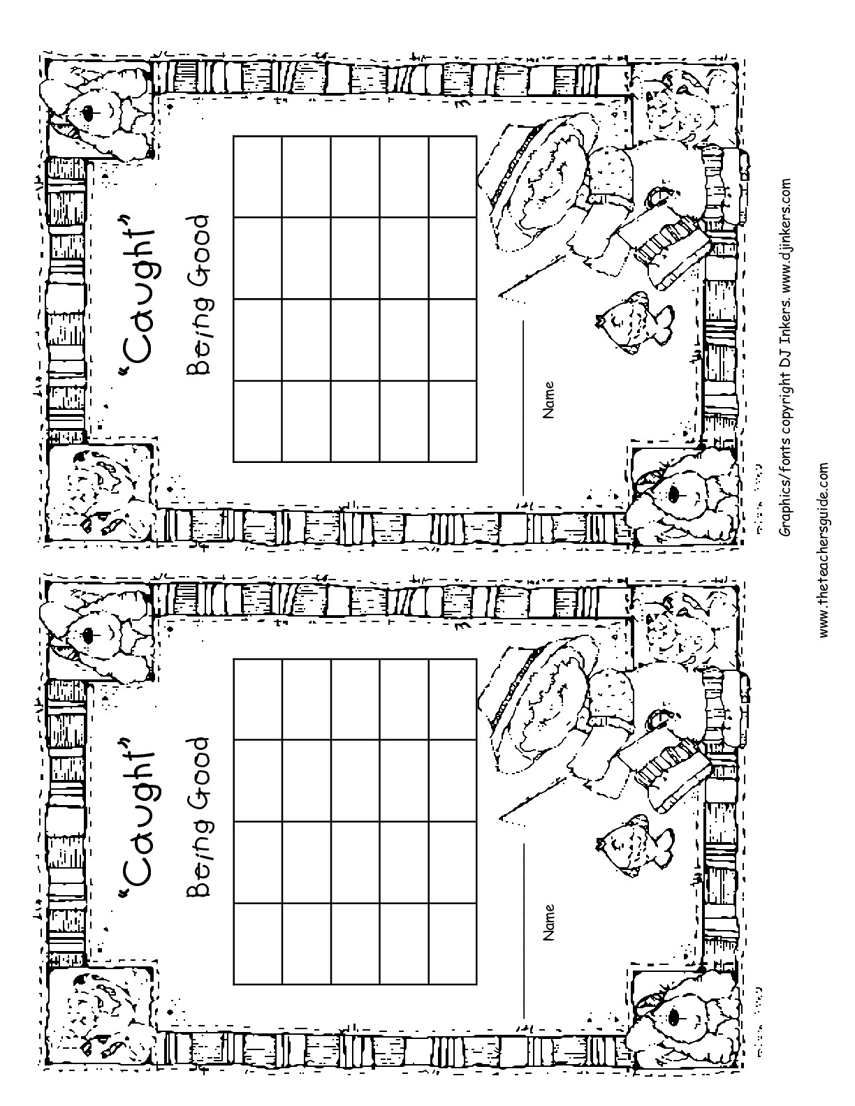 Free Printable Reward And Incentive Charts - Free Printable Behavior Charts For Elementary Students