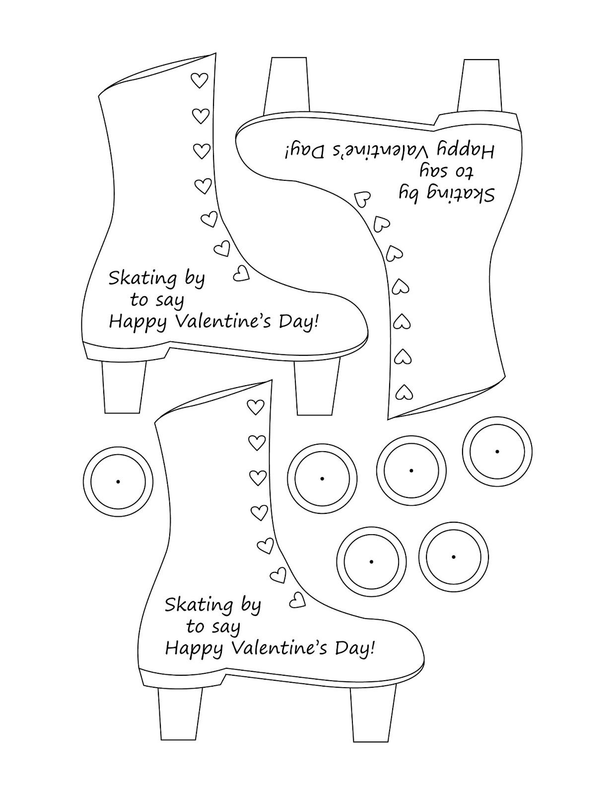 Free Printable Roller Skate Template Cakepins | Holiday Fun - Free Printable Roller Skate Template