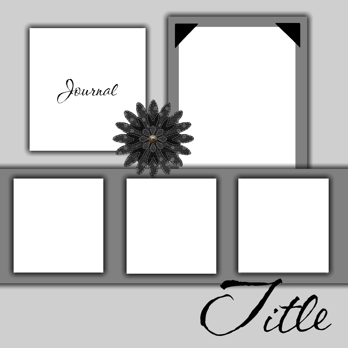 Free Printable Scrapbook Layout Templates | Free Scrapbook Templates - Free Printable Scrapbook Pages