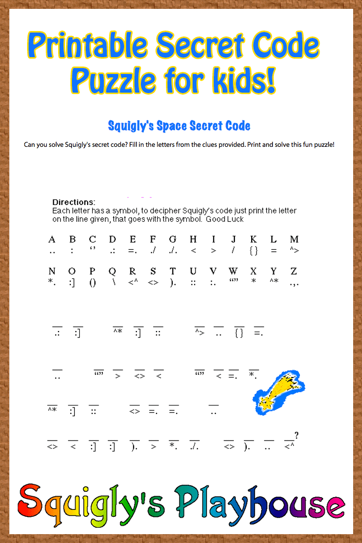 crack the code worksheets printable free