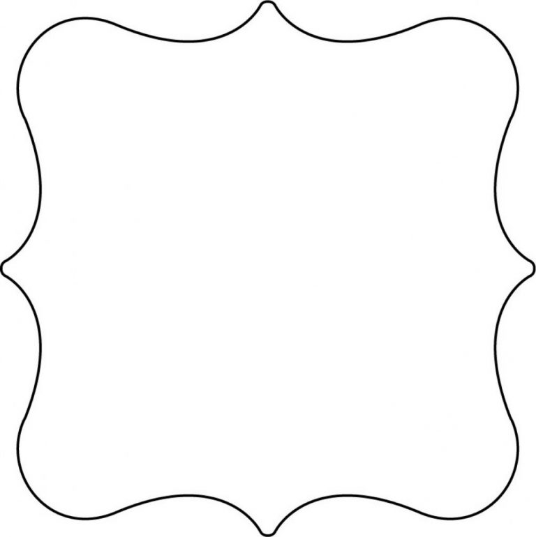 Free Printable Shape Templates Invitations Shape Templates Free