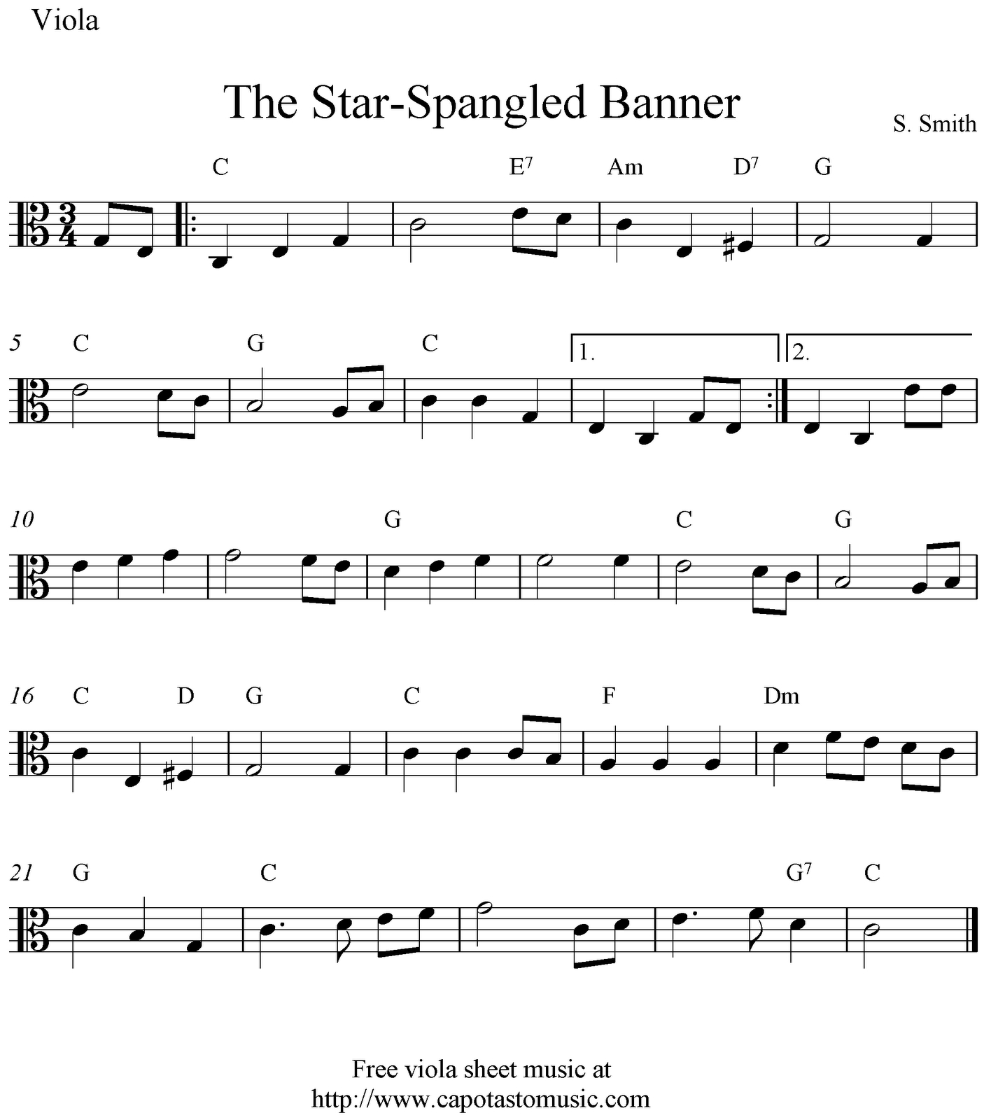 Free Printable Sheet Music Viola | Download Them Or Print - Viola Sheet Music Free Printable