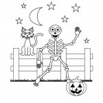 Free Printable Skeleton Coloring Pages For Kids | Halloween   Free Printable Skeleton Coloring Pages