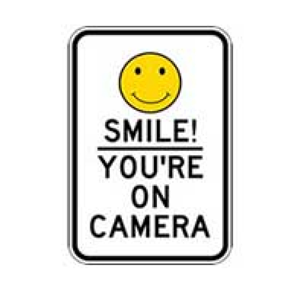 Free Printable Smile Your On Camera Sign | Free Printable - Free Printable Smile Your On Camera