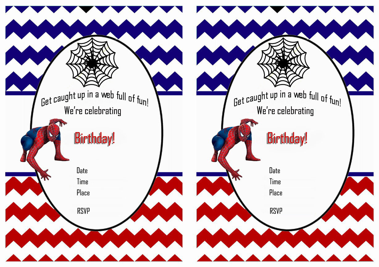Free Printable Spiderman Birthday Invitations • Free-Printables - Free Printable Spiderman Pictures