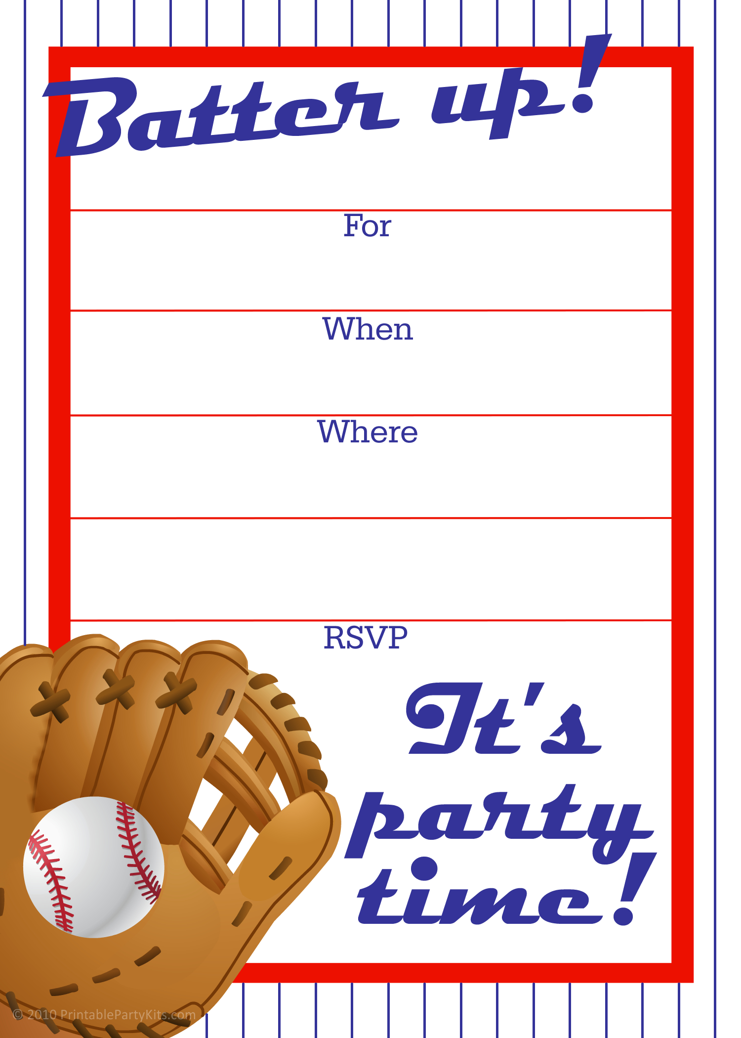 Free Printable Sports Birthday Party Invitations Templates - Free Printable Sports Birthday Invitation Templates