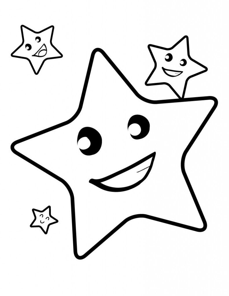 Free Printable Star Coloring Pages For Kids | Birthday | Pinterest - Free Printable Coloring Pages For Toddlers