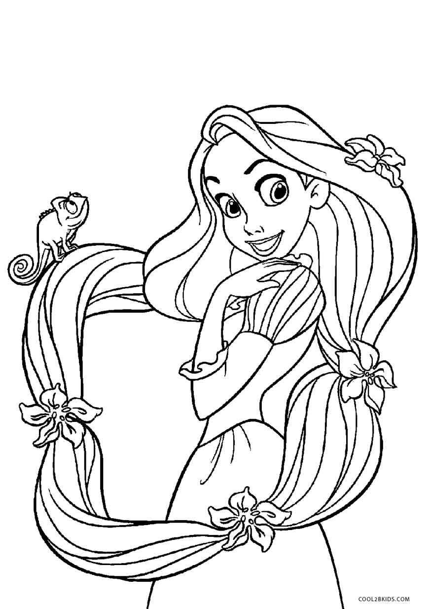 Free Printable Tangled Coloring Pages For Kids Cool2Bkids - Free Printable Tangled