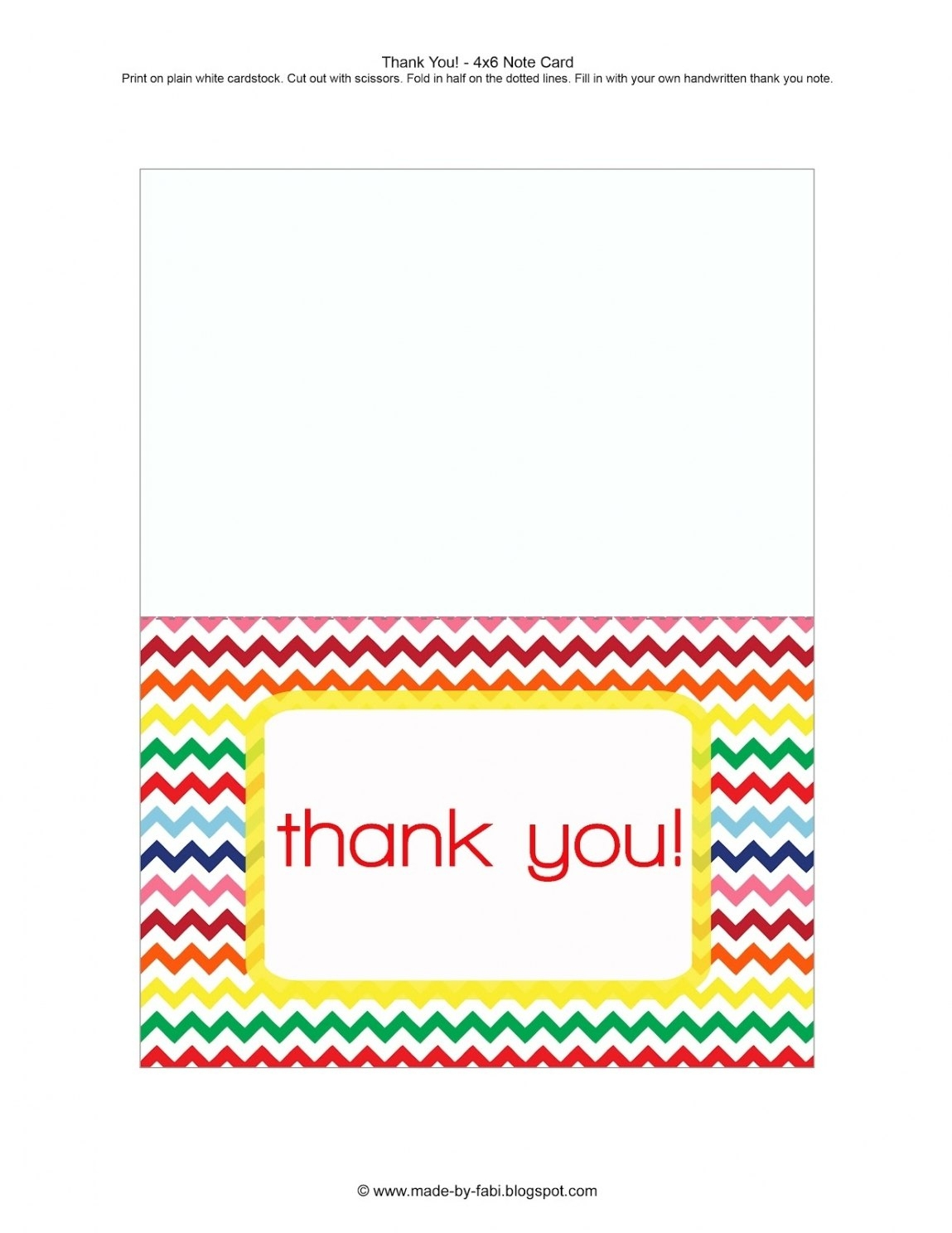 Free Printable Thank You Card Template Word | Penaime - Thank You Card Free Printable Template