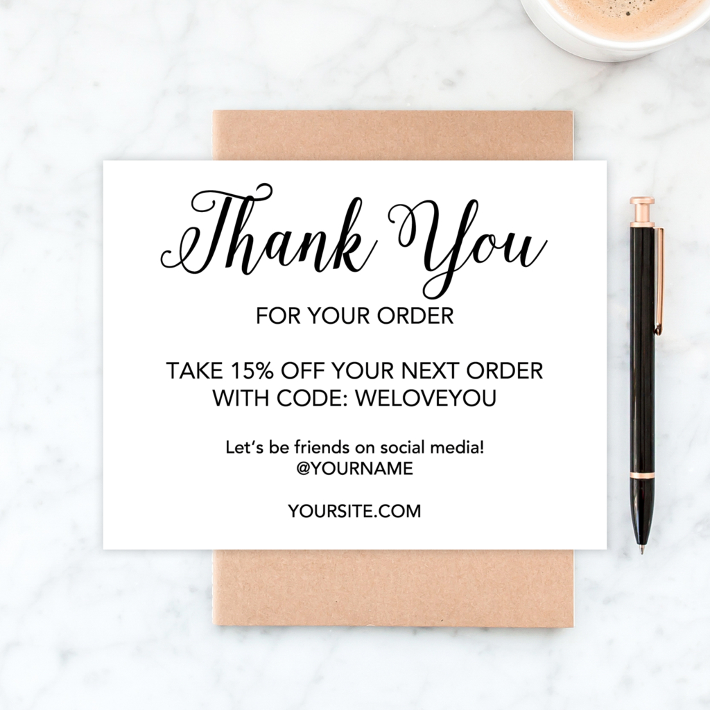 Free Printable Thank You Cards For Business - Chicfetti - Free Personalized Thank You Cards Printable