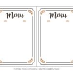 Free Printable Thanksgiving Menu | Mountainmodernlife   Free Printable Thanksgiving Menu Template