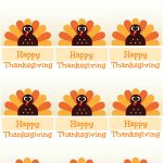 Free Printable Thanksgiving Place Cards    Also Great For Cupcake   Thanksgiving Cupcake Toppers Printable Free