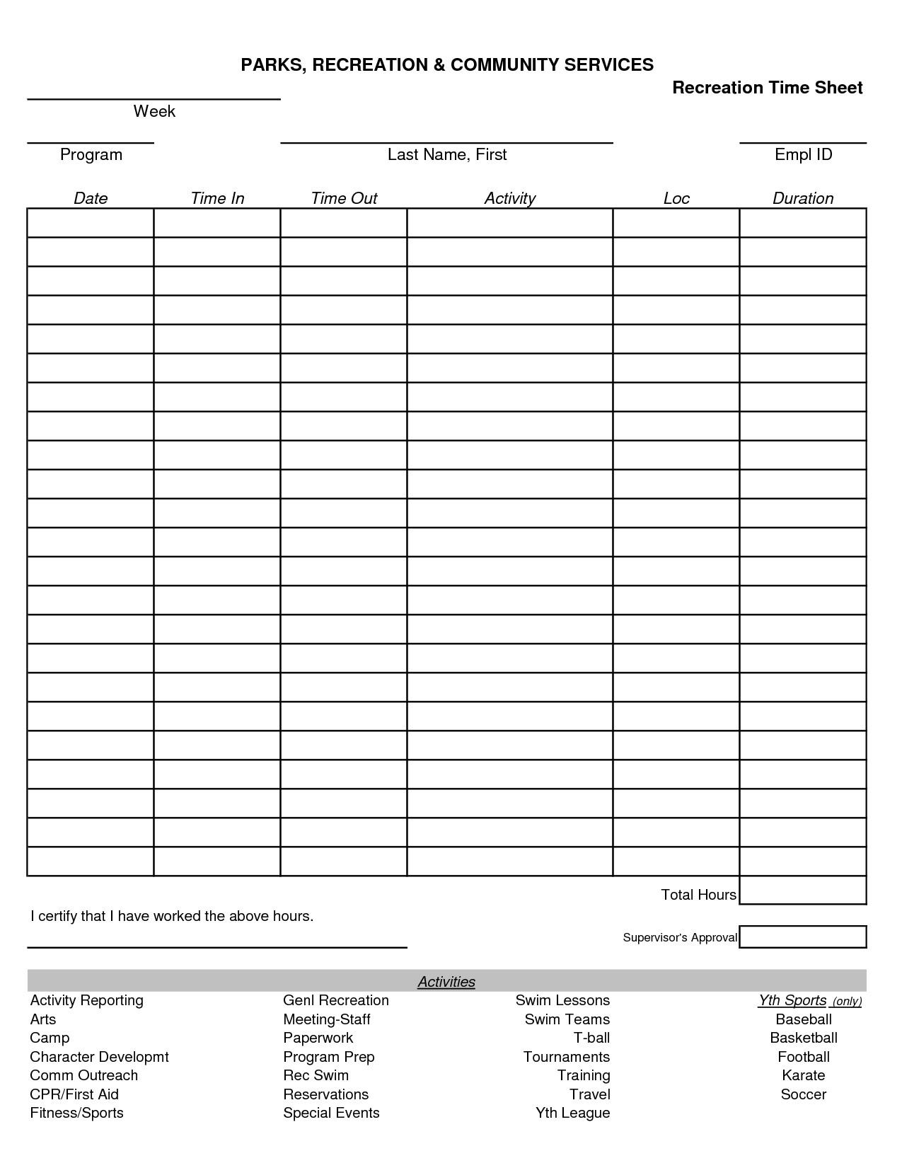 Free Printable Time Cards For Employees Romeo Landinez Co - Classy World - Free Printable Time Cards
