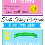 Free Printable Tooth Fairy Certificate | Tooth Fairy Ideas | Tooth   Free Printable Best Daughter Certificate