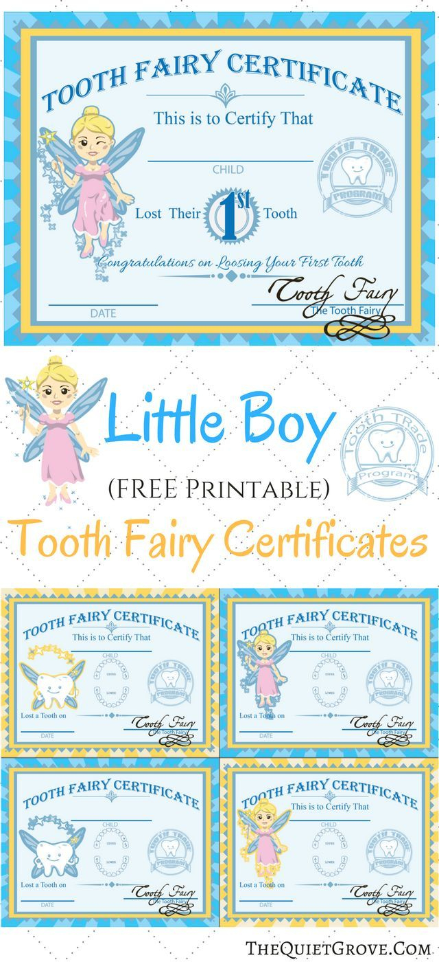 Free Printable Tooth Fairy Certificates | Fabnfree // Freebie Group - Tooth Fairy Stationery Free Printable