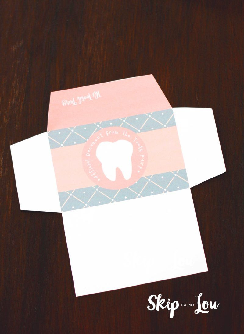 Free Printable Tooth Fairy Letter With Matching Enevelopes Free