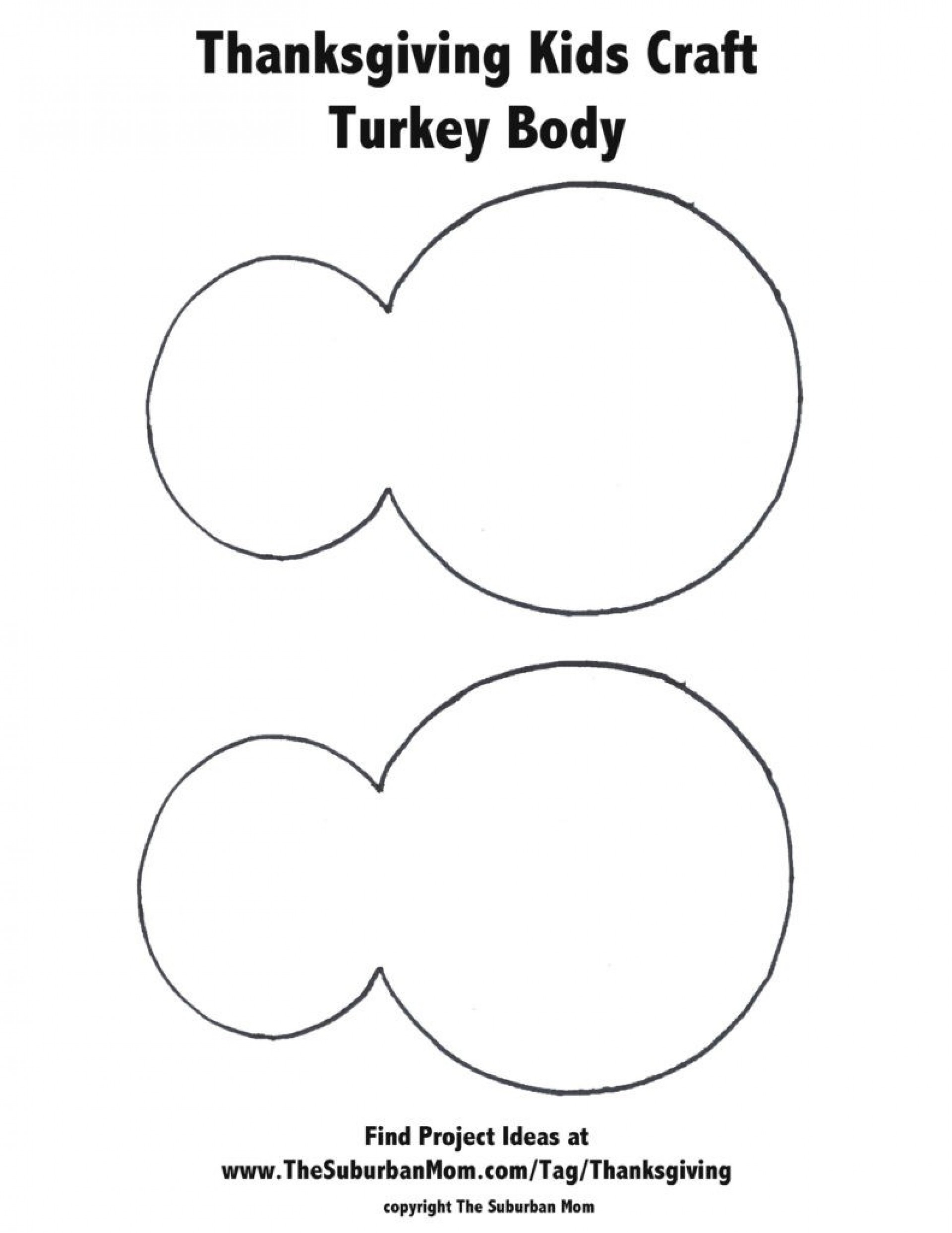 Free Printable Turkey Template - Accraconsortium - Free Printable Turkey Template