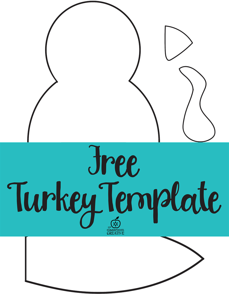 Free Printable Turkey Template. Easy Peasy | Kids Thanksgiving - Free Printable Thanksgiving Turkey Template