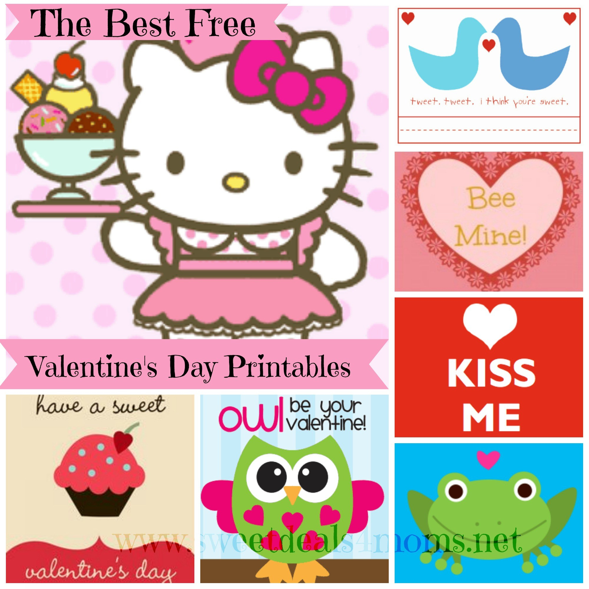 Free Printable Valentines Day Card Roundup - Sweet Deals 4 Moms - Free Printable Valentines Day Cards For Mom And Dad
