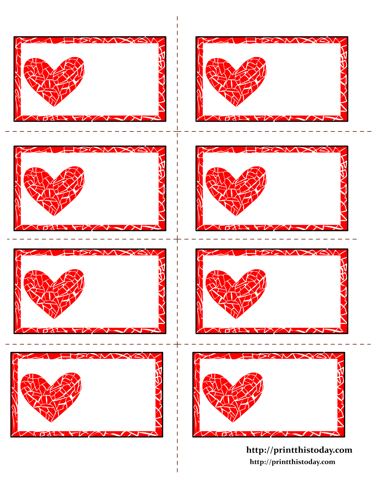 Free Printable Valentines Day Labelsann | Diyuradi Sam - Free Printable Heart Labels