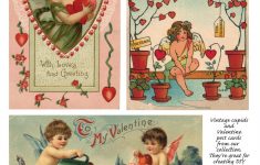 Free Printable Vintage And New Valentine Art – Art Design Joy – Free Printable Vintage Valentine Pictures
