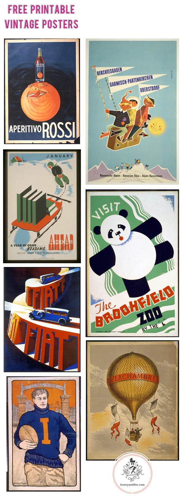 Free Printable Vintage Posters - Free Printable Sports Posters