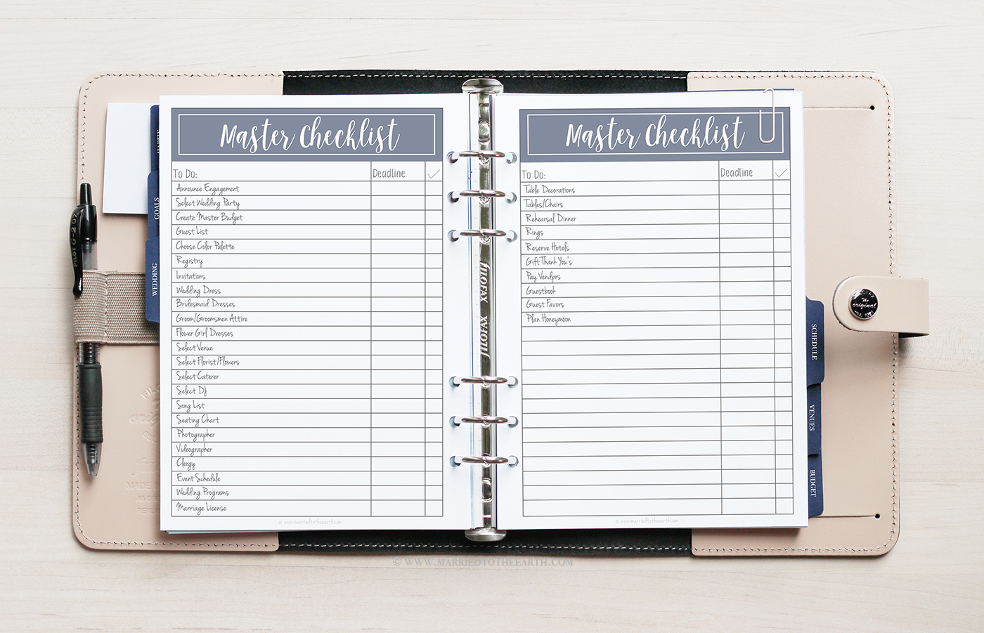 Free Printable Wedding Binder Templates | Ellipsis - Free Printable Wedding Organizer Templates