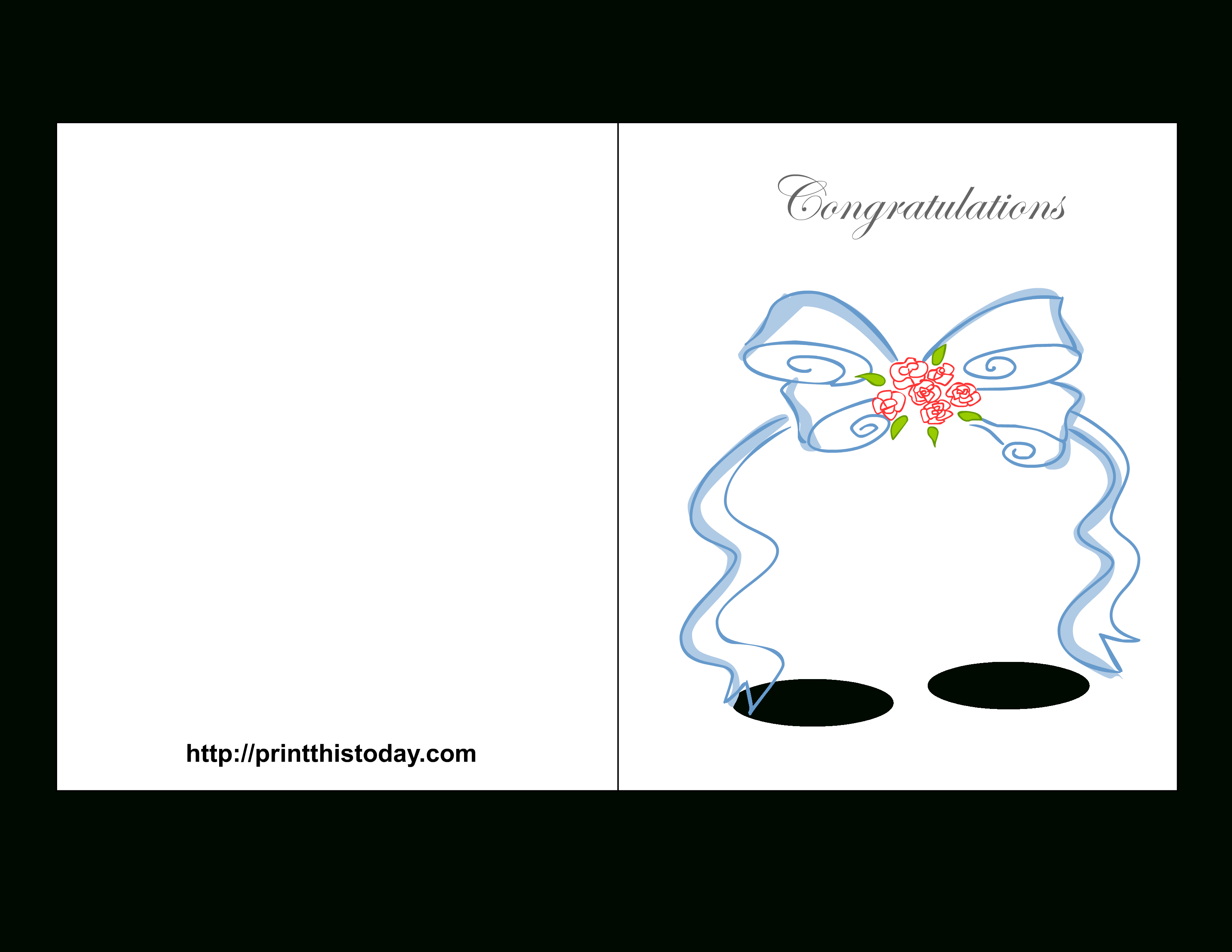 Free Printable Wedding Congratulations Cards - Free Printable Congratulations Baby Cards