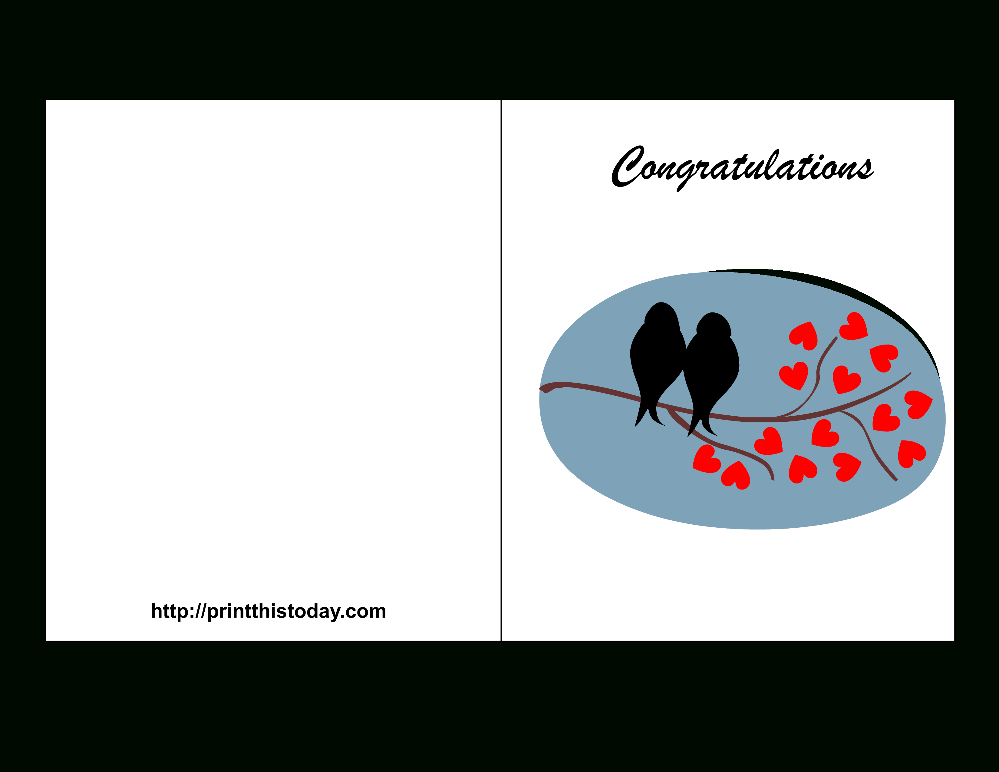 Free Printable Wedding Congratulations Cards - Free Printable Wedding Cards