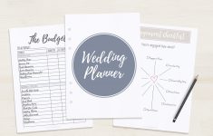 Free Printable Wedding Planner – A5 & Letter – Free Printable Wedding Binder Templates