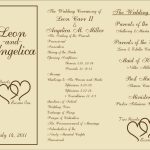 Free Printable Wedding Programs Templates | : Sample Wedding   Free Printable Wedding Programs