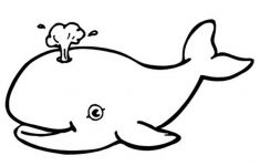 Free Printable Whale Template