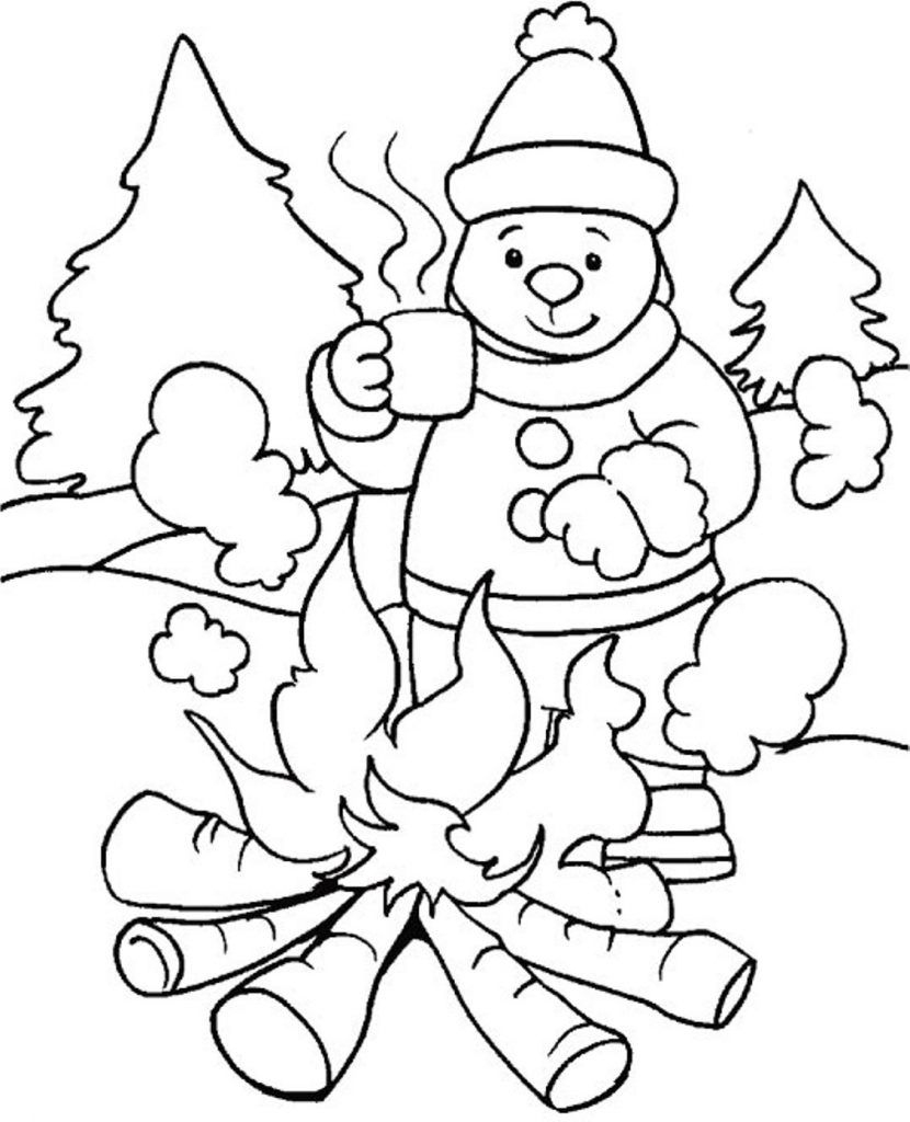 Free Printable Winter Coloring Pages For Kids | Seasons Coloring - Free Printable Winter Coloring Pages