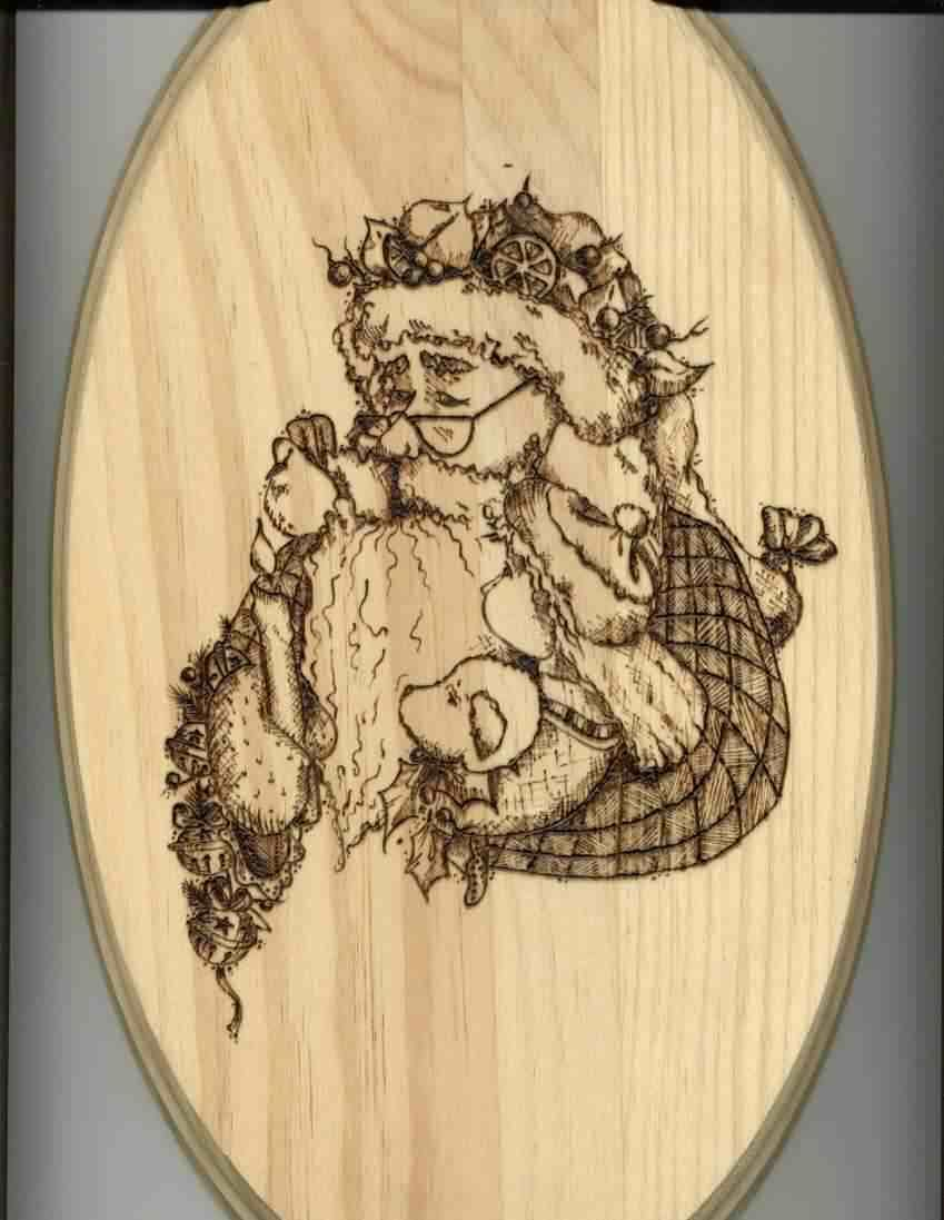 Free Printable Wood-Burning Patterns | Sue&amp;#039;s Santa Woodburning - Free Printable Wood Burning Patterns