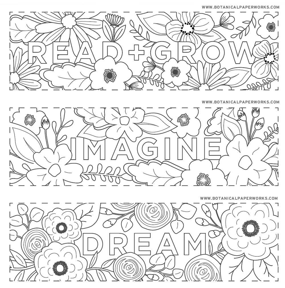 Free Printables} Read + Grow Coloring Bookmarks For Back-To-School - Free Printable Back To School Bookmarks